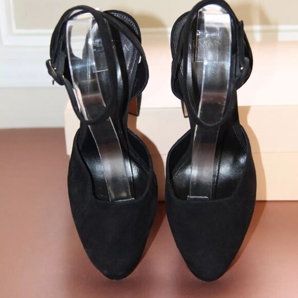 ❤️ $695 Alexandre Birman Vita Platform Suede Ankle Strap Pump; 39.5 - Picture 8 of 10